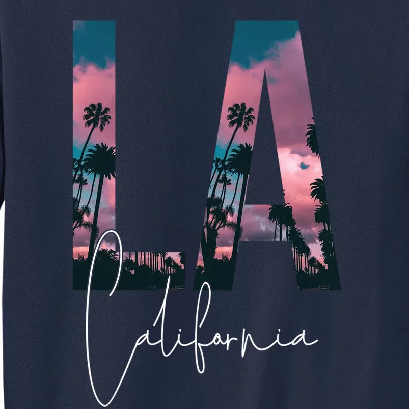 Los Angeles Palm Trees Tall Sweatshirt