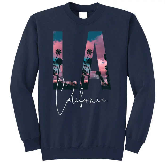 Los Angeles Palm Trees Tall Sweatshirt