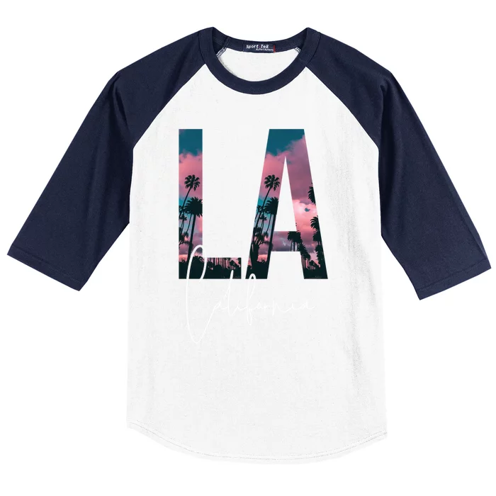 Los Angeles Palm Trees Baseball Sleeve Shirt