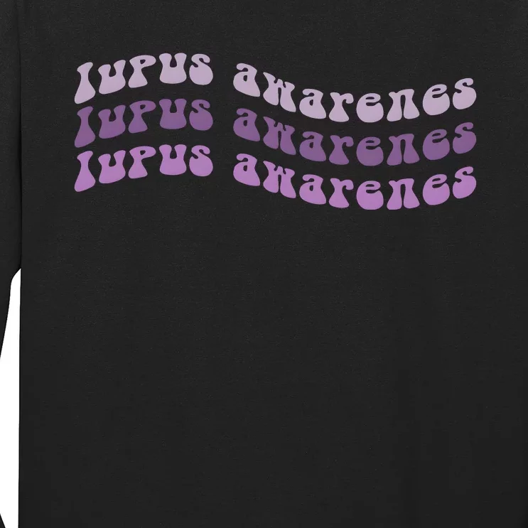 Lupus Awareness Purple Lupus Warrior Long Sleeve Shirt