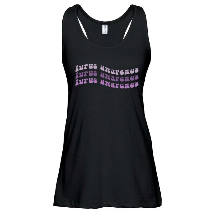 Lupus Awareness Purple Lupus Warrior Ladies Essential Flowy Tank