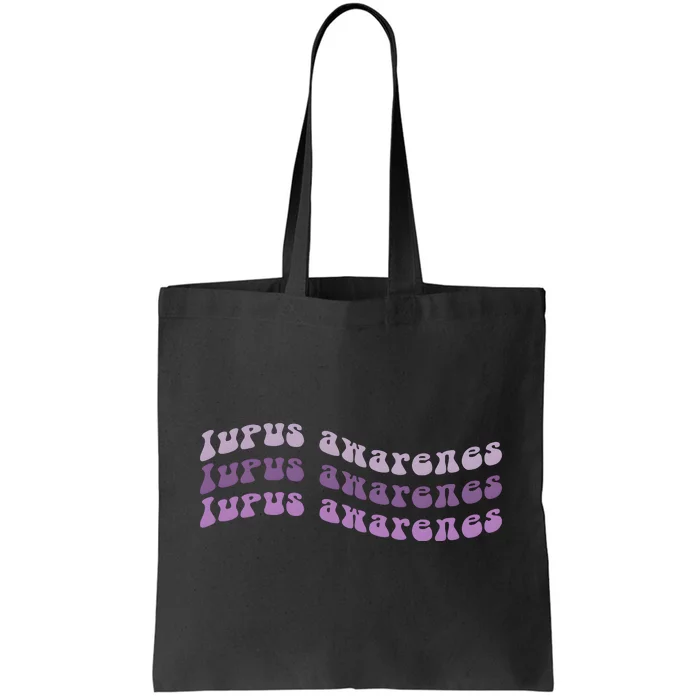 Lupus Awareness Purple Lupus Warrior Tote Bag