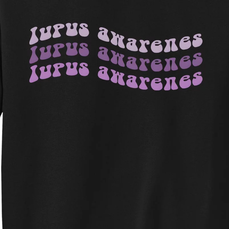 Lupus Awareness Purple Lupus Warrior Tall Sweatshirt