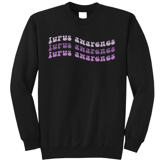 Lupus Awareness Purple Lupus Warrior Tall Sweatshirt