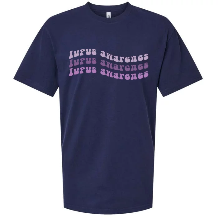 Lupus Awareness Purple Lupus Warrior Sueded Cloud Jersey T-Shirt