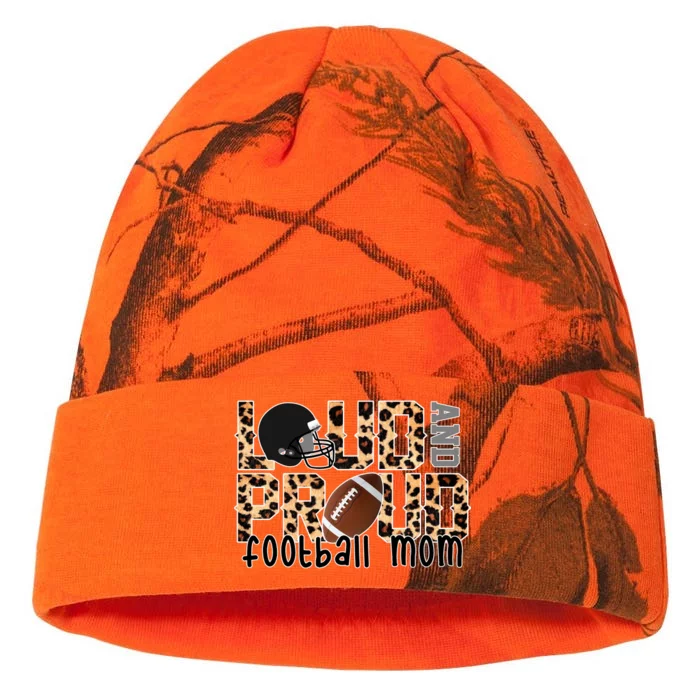 Loud And Proud Football Mom Kati - 12in Camo Beanie