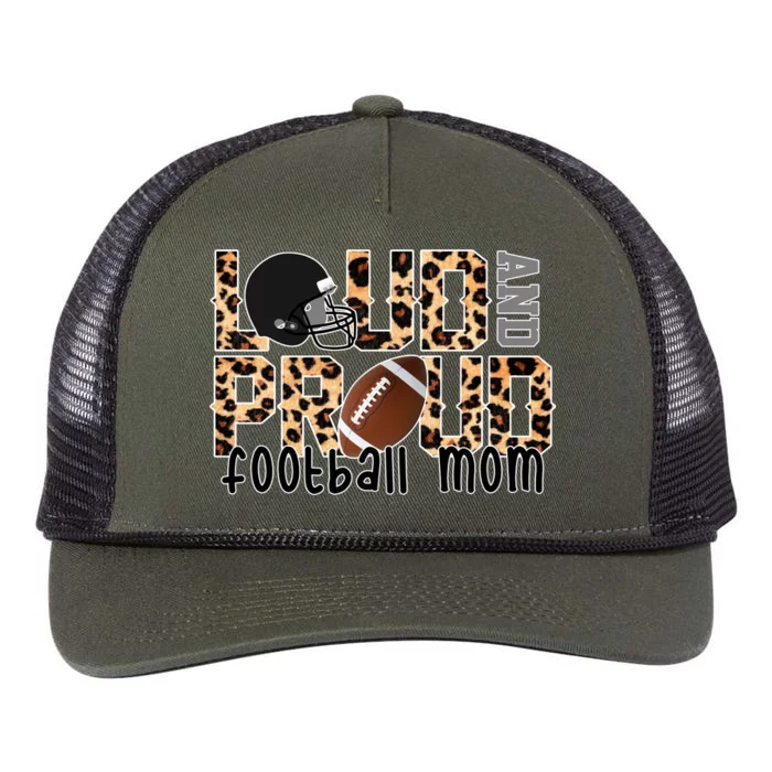 Loud And Proud Football Mom Retro Rope Trucker Hat Cap