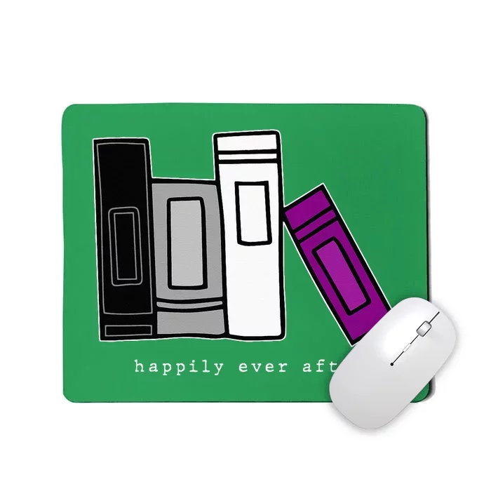 LGBTQ Asexual Pride Books LGBTQIA Pride Month Asexual Mousepad