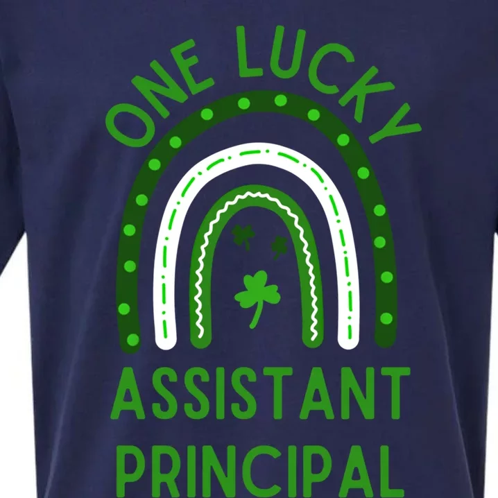 Lucky Assistant Principal Gift St Patricks Assistant Principal Gift Sueded Cloud Jersey T-Shirt