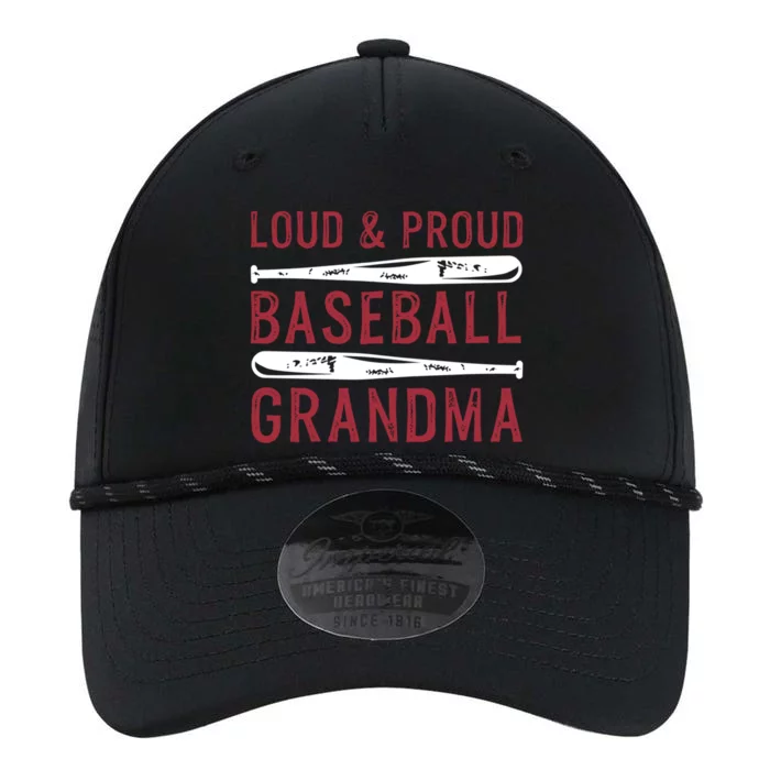 Loud And Proud Baseball Grandma Gift Performance The Dyno Cap