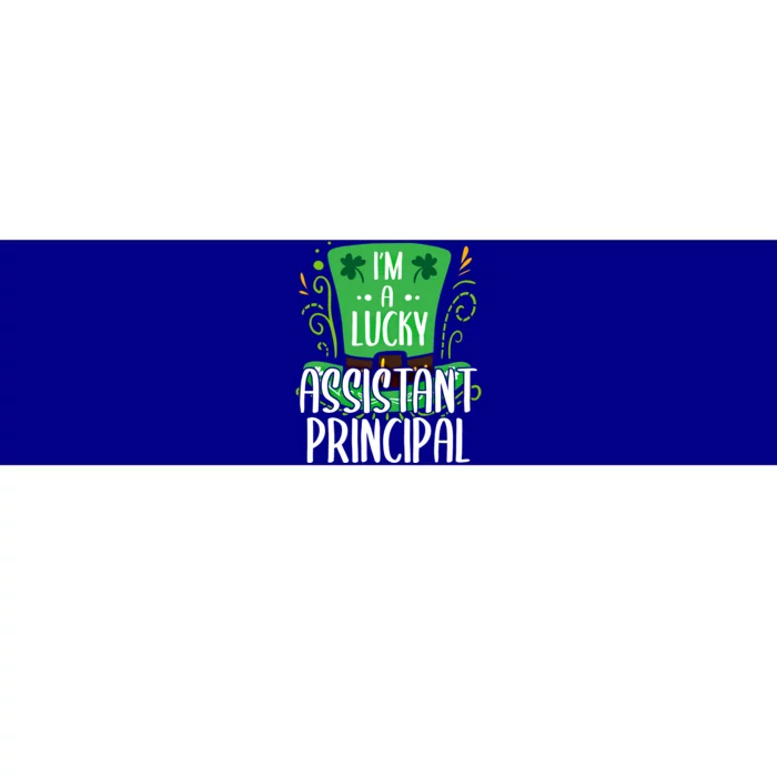 Lucky Assistant Principal St Paddys Day Assistant Principals Gift Bumper Sticker