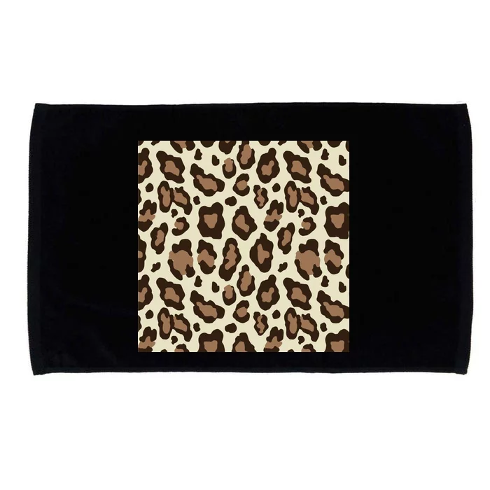 Leopard Animal Print Pattern Microfiber Hand Towel