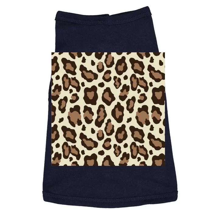 Leopard Animal Print Pattern Doggie Tank