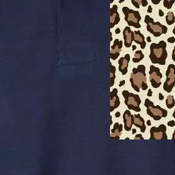 Leopard Animal Print Pattern Softstyle Adult Sport Polo