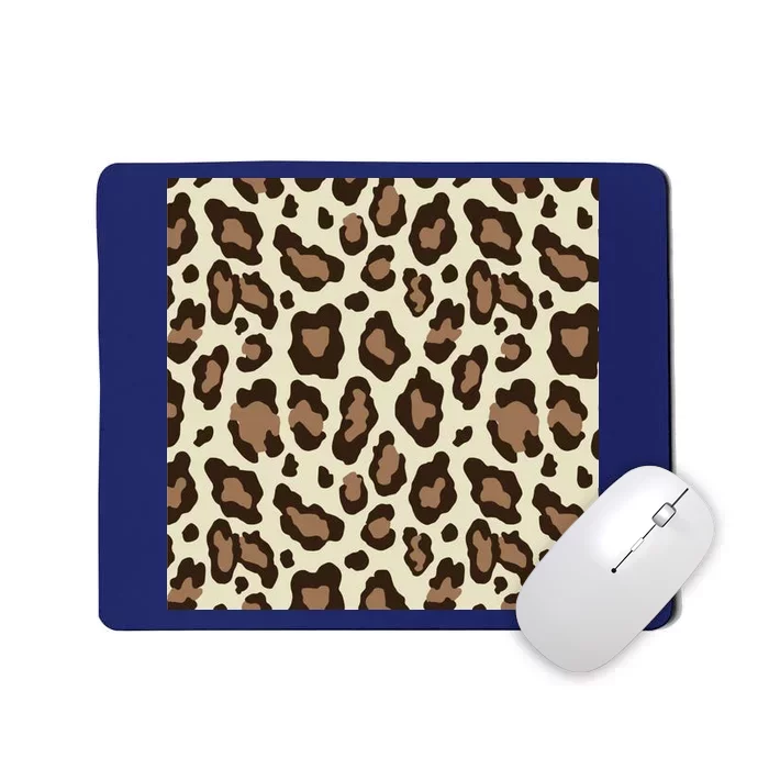 Leopard Animal Print Pattern Mousepad