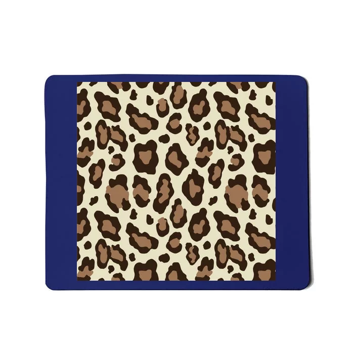 Leopard Animal Print Pattern Mousepad