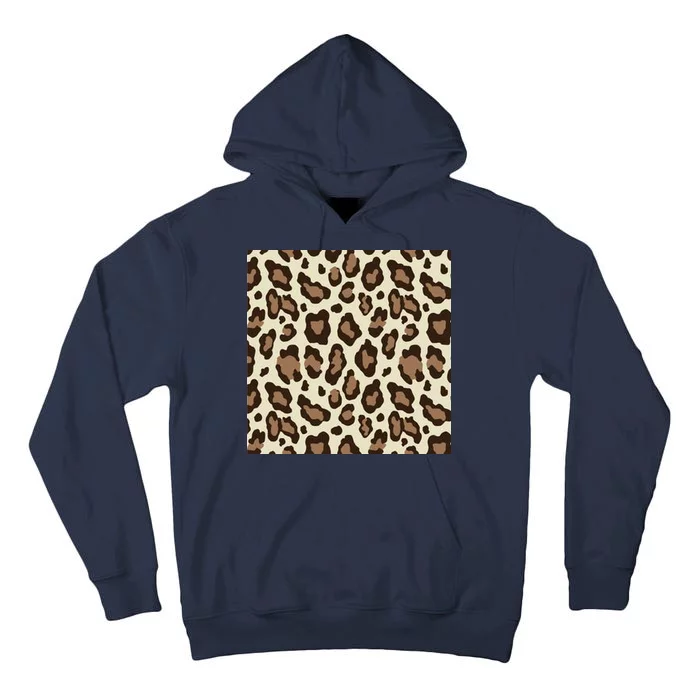 Leopard Animal Print Pattern Tall Hoodie