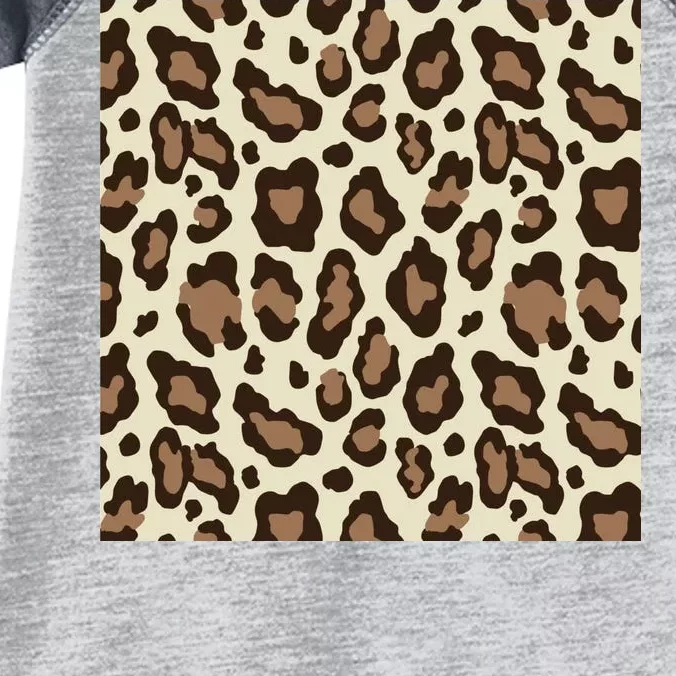 Leopard Animal Print Pattern Infant Baby Jersey Bodysuit