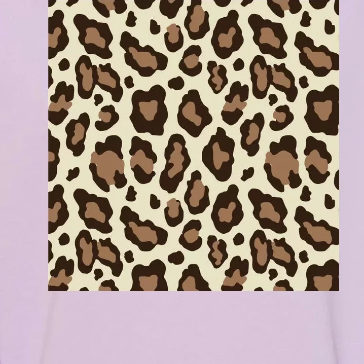 Leopard Animal Print Pattern Garment-Dyed Sweatshirt