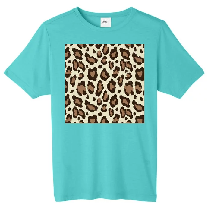 Leopard Animal Print Pattern ChromaSoft Performance T-Shirt