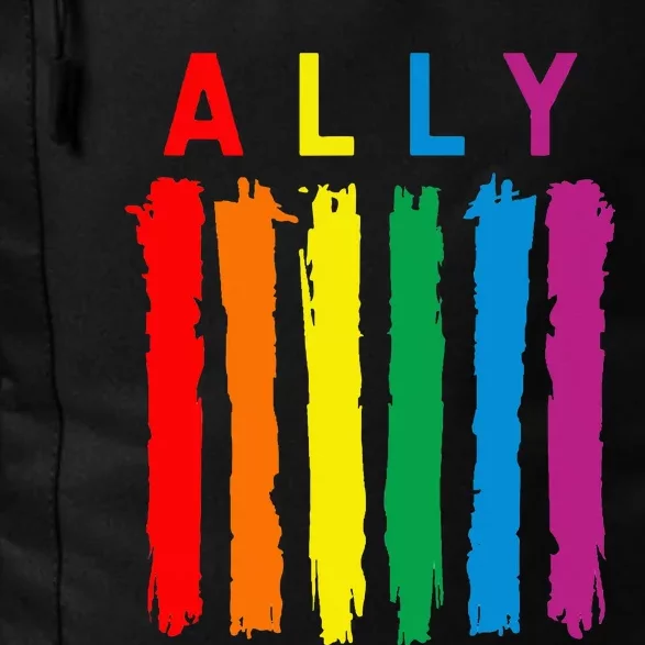 Lgbt Ally Pride Rainbow Proud Ally Daily Commute Backpack