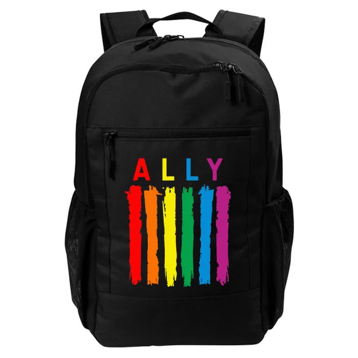 Lgbt Ally Pride Rainbow Proud Ally Daily Commute Backpack