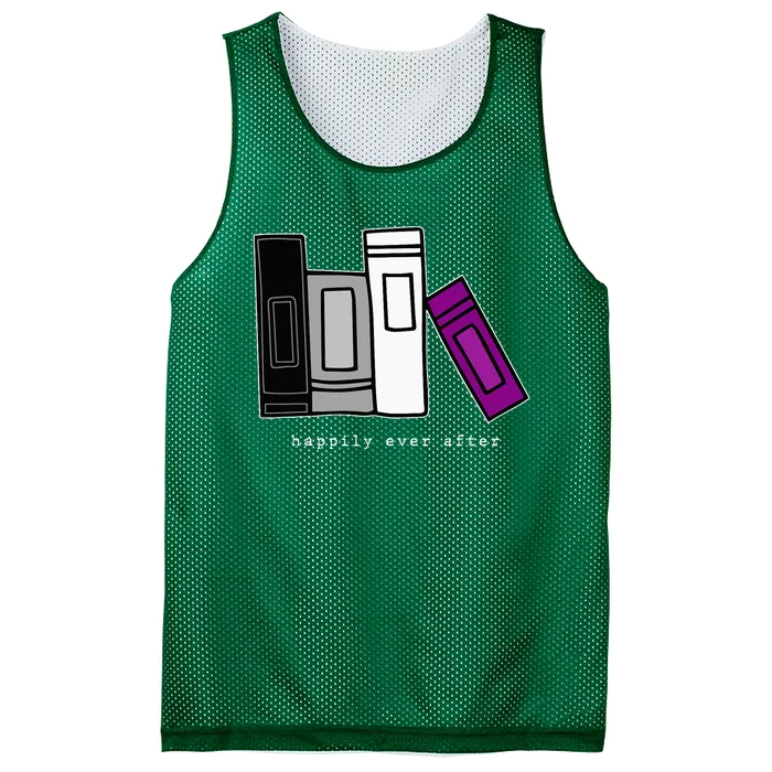 LGBTQ Asexual Pride Books LGBTQIA Pride Month Asexual Mesh Reversible Basketball Jersey Tank