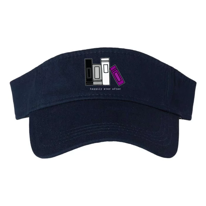 LGBTQ Asexual Pride Books LGBTQIA Pride Month Asexual Valucap Bio-Washed Visor