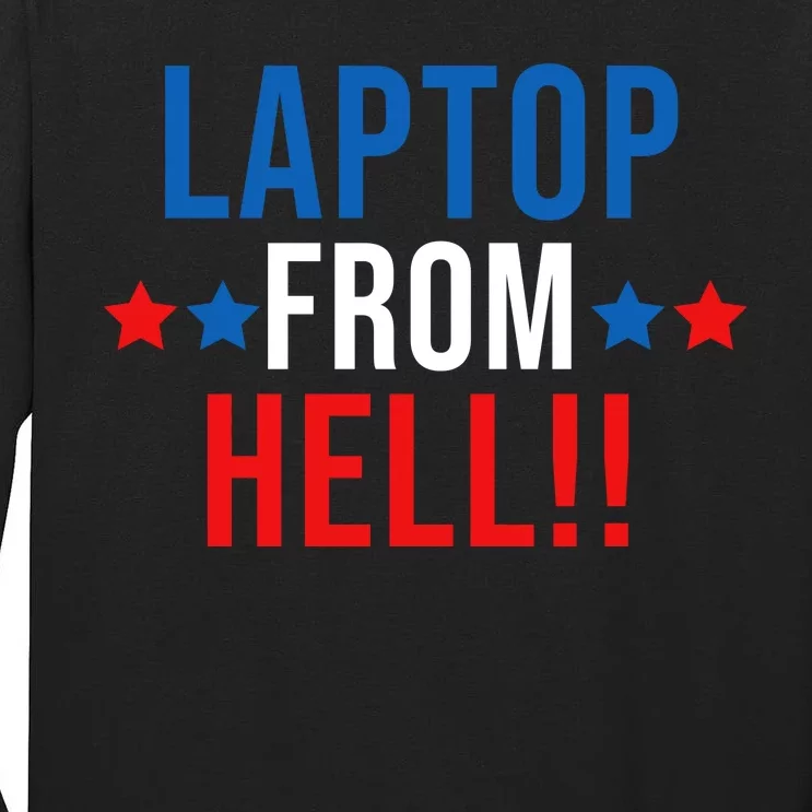 Laptop From Hell Tall Long Sleeve T-Shirt