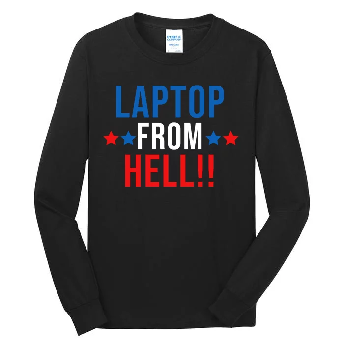 Laptop From Hell Tall Long Sleeve T-Shirt