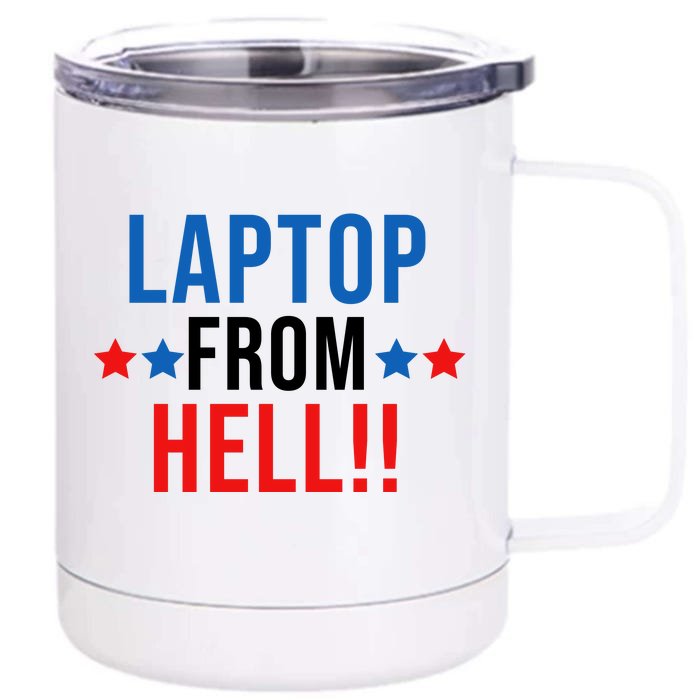 Laptop From Hell Front & Back 12oz Stainless Steel Tumbler Cup