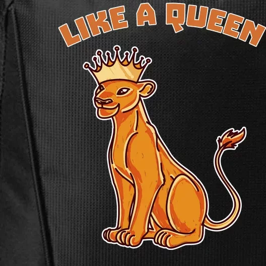 Like A Queen Queen Of The Jungle Lioness City Backpack