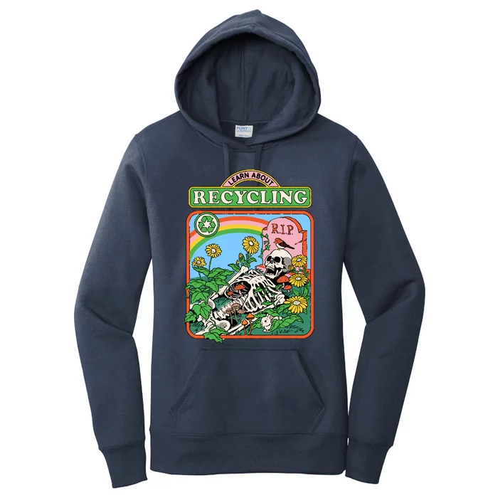 Learn About Recycling Women's Pullover Hoodie