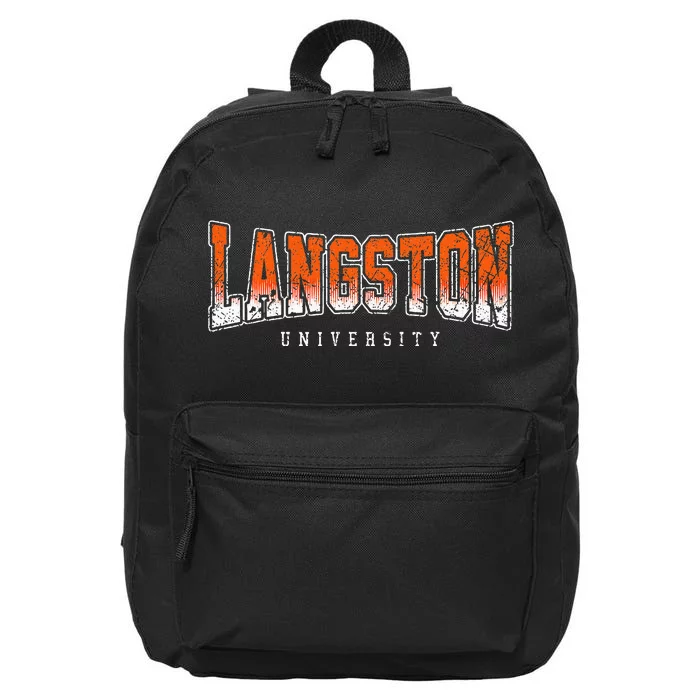 Langston Arch Retro University Athletic Sports 16 in Basic Backpack