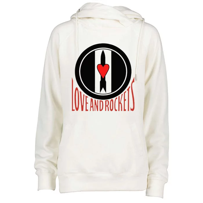 Love And Rockets Womens Funnel Neck Pullover Hood