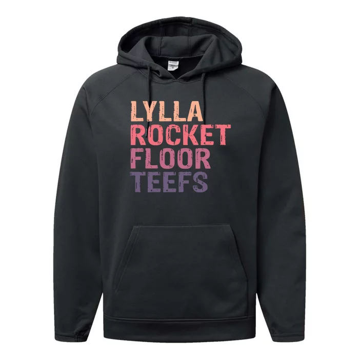 Lylla & Rocket & Floor & Teefs Funny Birthday Quote Performance Fleece Hoodie