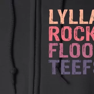 Lylla & Rocket & Floor & Teefs Funny Birthday Quote Full Zip Hoodie