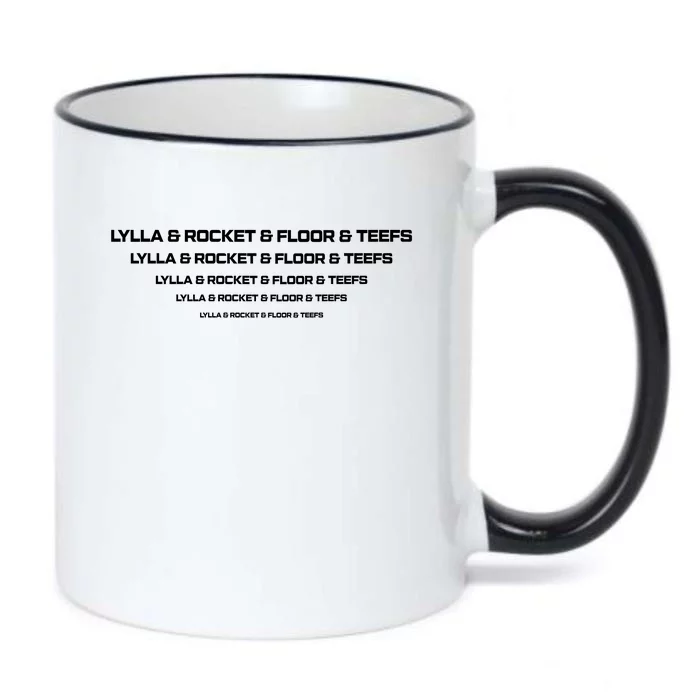 Lylla And Rocket And Floor And Teefs Black Color Changing Mug