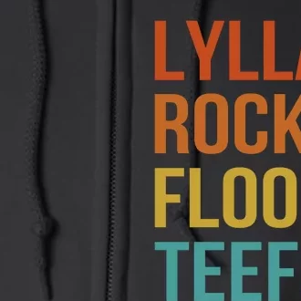 Lylla & Rocket & Floor & Teefs Funny Birthday Quote Full Zip Hoodie