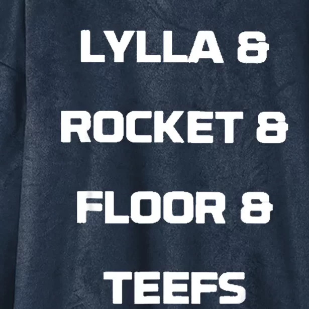 Lylla And Rocket And Floor And Teefs Hooded Wearable Blanket