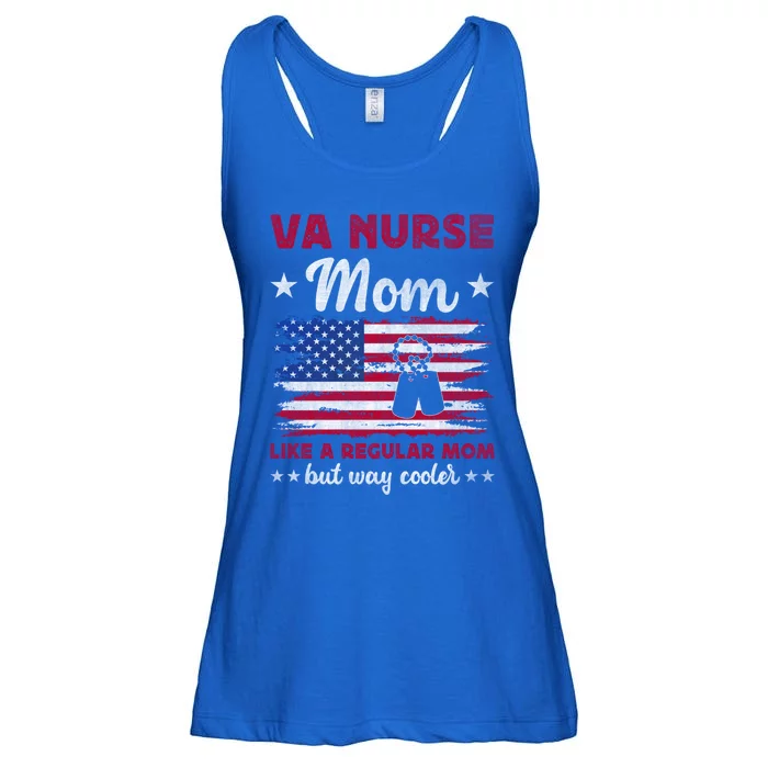 Like A Regular Mom But Way Cooler Va Nurse Mom Cute Gift Ladies Essential Flowy Tank