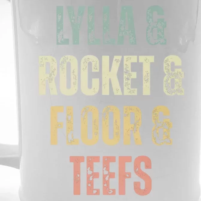 Lylla And Rocket And Floor And Teefs Funny Birthday Quote Front & Back Beer Stein