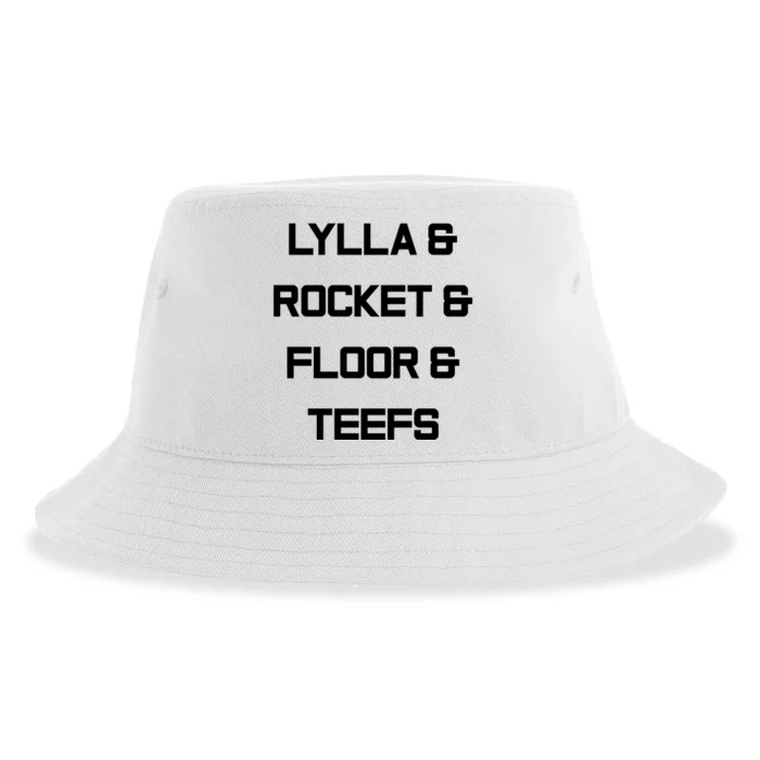 Lylla And Rocket And Floor And Teefs Trending Tees Sustainable Bucket Hat