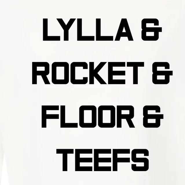 Lylla And Rocket And Floor And Teefs Trending Tees Cropped Pullover Crew