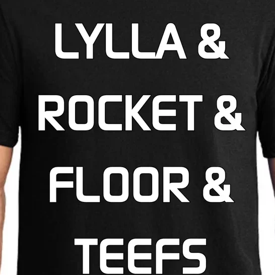 Lylla And Rocket And Floor And Teefs Trending Tees Pajama Set