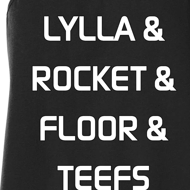 Lylla And Rocket And Floor And Teefs Trending Tees Women's Racerback Tank