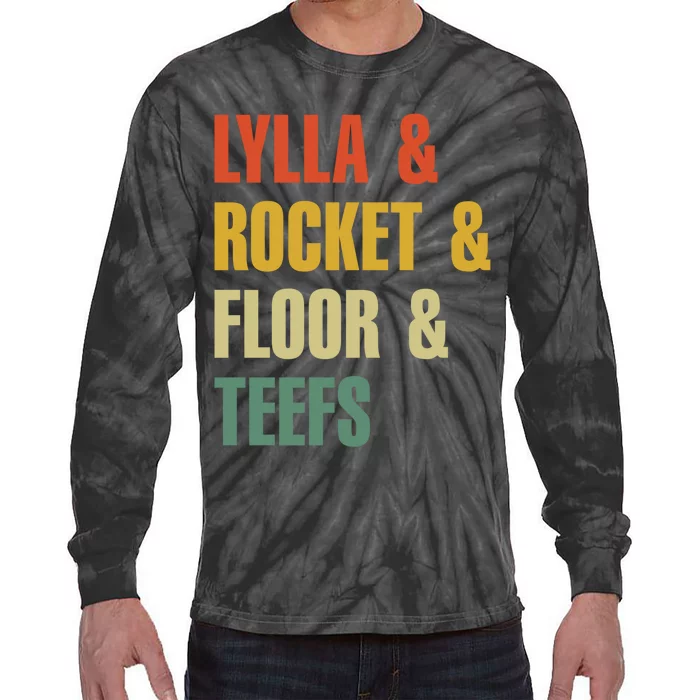 Lylla and Rocket and Floor and Teefs Vintage Tie-Dye Long Sleeve Shirt