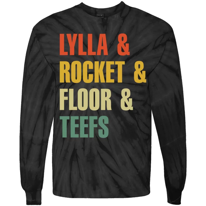 Lylla and Rocket and Floor and Teefs Vintage Tie-Dye Long Sleeve Shirt