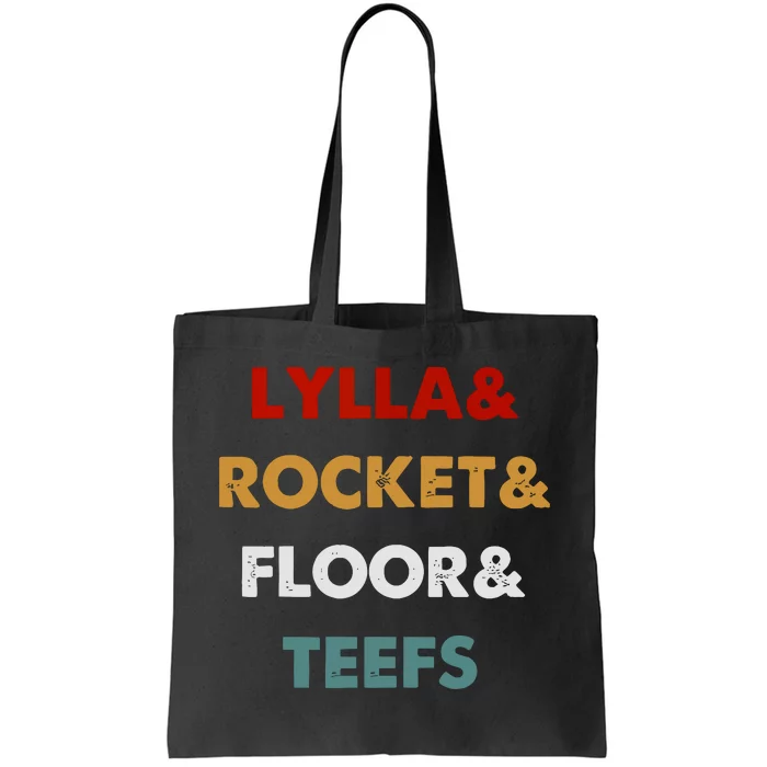 Lylla And Rocket And Floor And Teefs Tote Bag