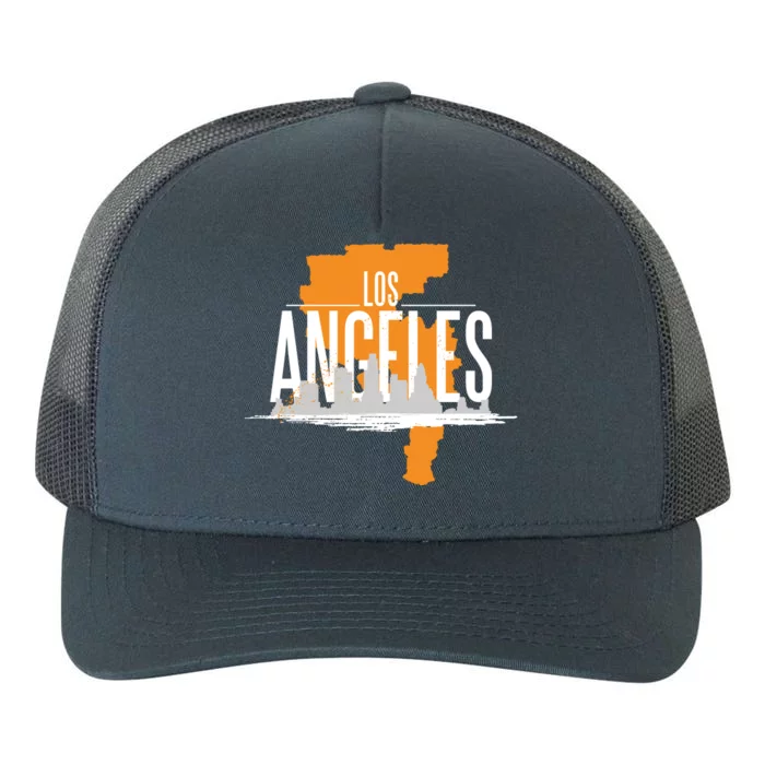 Los Angeles Rugged Yupoong Adult 5-Panel Trucker Hat